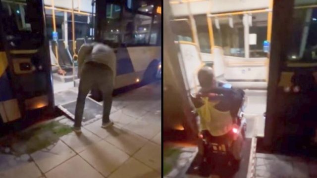 Πάνω απ’ όλα άνθρωπος: Οδηγός λεωφορείου έσκυψε και βοήθησε ΑμεΑ να επιβιβαστεί και όλο το διαδίκτυο του υποκλίθηκε