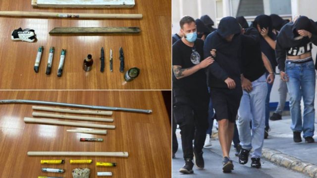 Ξύλινη τάβλα με καρφιά και αίμα: Φωτογραφίες ντοκουμέντο από τον φονικό οπλισμό των Κροατών χούλιγκανς που σκότωσαν τον Μιχάλη Κατσουρή