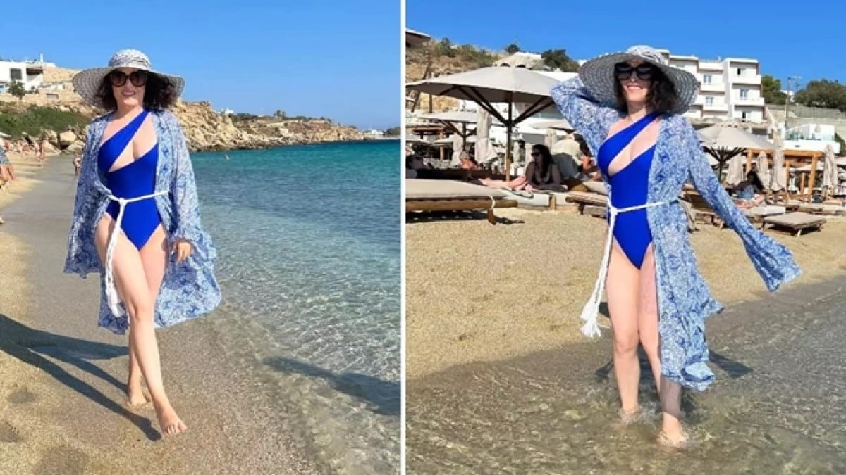 «Το άλλο μου μισό για πάντα…» – Η πόζα της Ιωάννας Παλιοσπύρου με το ροζ μπικίνι της και το μήνυμα λατρείας (photo)