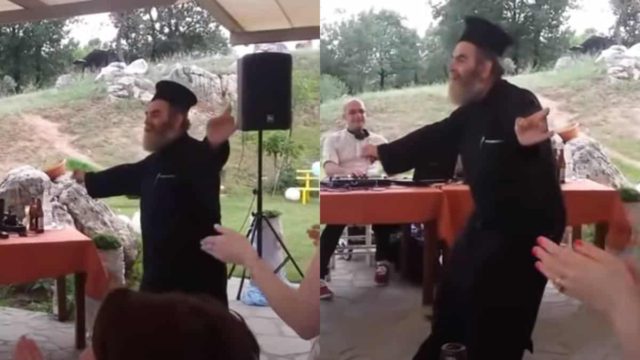 Μερακλής ιερέας ρίχνει κορυφαίο ζεϊμπέκικο με το «εδώ παπάς εκεί παπάς»! (Video)