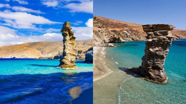 Το άγνωστο «διαμάντι» των Κυκλάδων: Η παραλία με τα πεντακάθαρα γαλαζοπράσινα νερά και το παράξενο όνομα