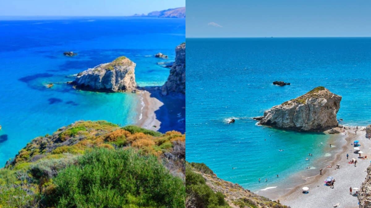 124 σκαλιά σε χωρίζουν από τον υδάτινο παράδεισο: Η παραλία των Κυθήρων με τα κρυστάλλινα και γαλαζοπράσινα νερά που μοιάζει με παραμύθι