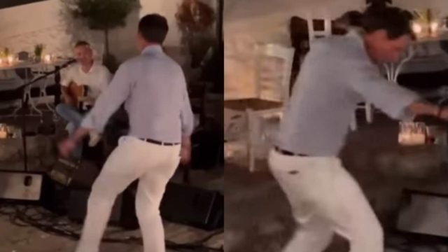 Γαλαζοαίματη… «λεβεντιά»: Ο τέως διάδοχος Παύλος χόρεψε ζεϊμπέκικο και σείστηκε το μαγαζί (video)
