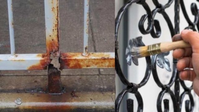 Σκουριασμένα κάγκελα στο μπαλκόνι: Το έξυπνο τρικ για να γίνουν λαμπίκο άμεσα και οικονομικά