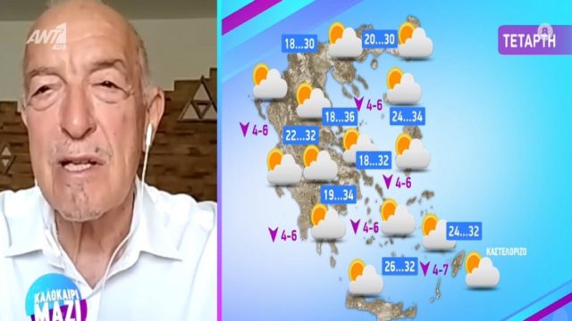 Τριήμερο «φωτιά» από τον Τάσο Αρνιακό – «Έρχεται mini καύσωνας από την Παρασκευή…» (video)
