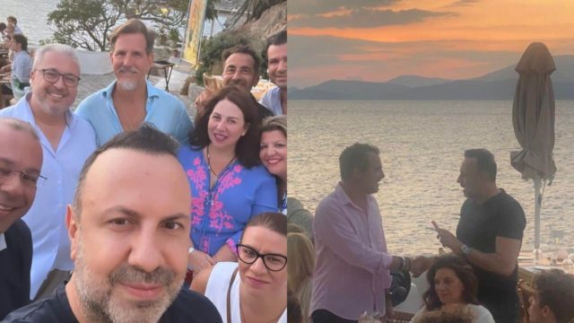 «Βασιλικές» συναντήσεις για τον Τάσο Τρύφωνος – Οι φωτογραφίες με τον Παύλο και τον Νικόλαο στην Ύδρα