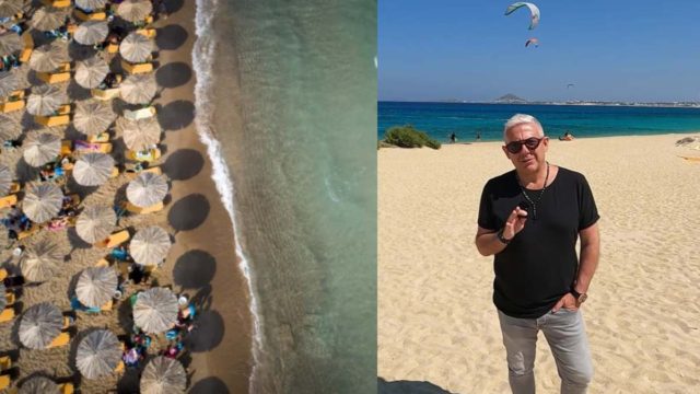 Τάσος Δούσης: «Κάπου να μπει ένα φρένο στην ασυδοσία των αρπαχτικών του τουρισμού! Παίρνουν άδεια για 20 τ.μ. και απλώνουν ξαπλώστρες σε 200 μ.μ!»