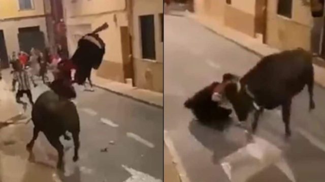Σκληρό βίντεο: Ταύρος ποδοπατά και «ξεκοιλιάζει» 19χρονο στη μέση του δρόμου