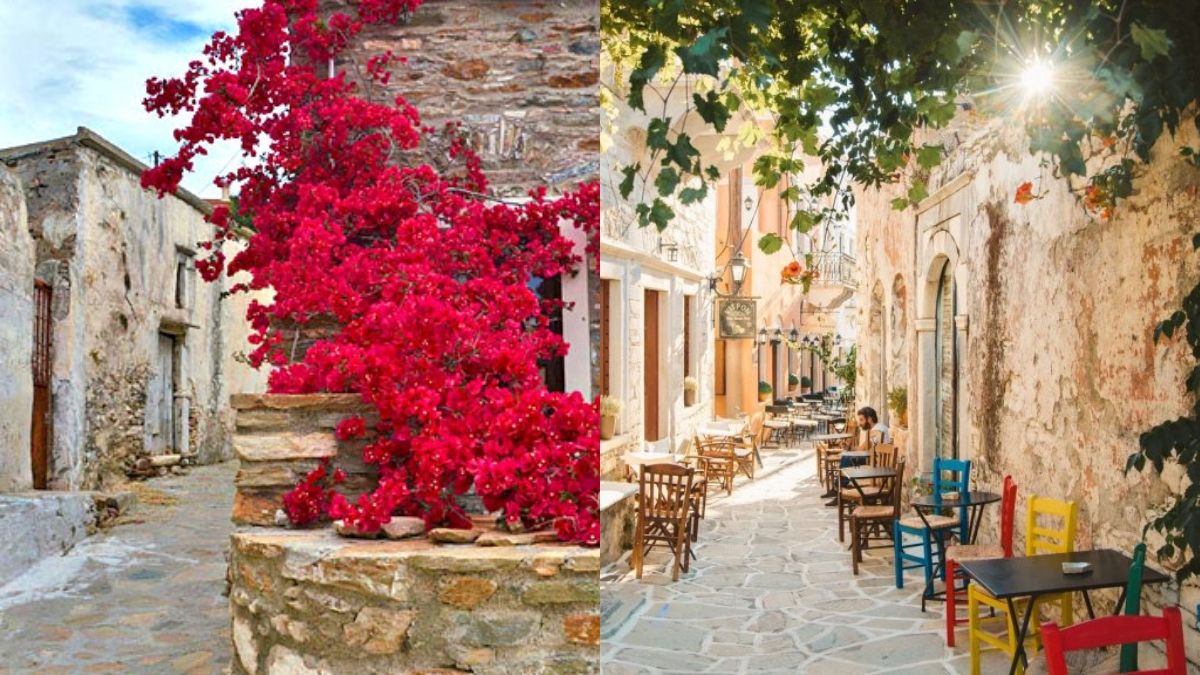 Το ελληνικό χωριό με τα γραφικά σοκάκια, τα παστέλ χρώματα και την ατμόσφαιρα μιας άλλης εποχής