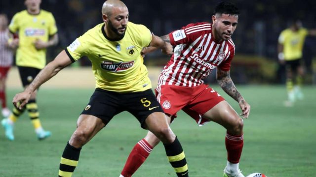 ΑΕΚ – Ολυμπιακός 1-1: Παρέμεινε στην κορυφή με Ελ Κααμπί