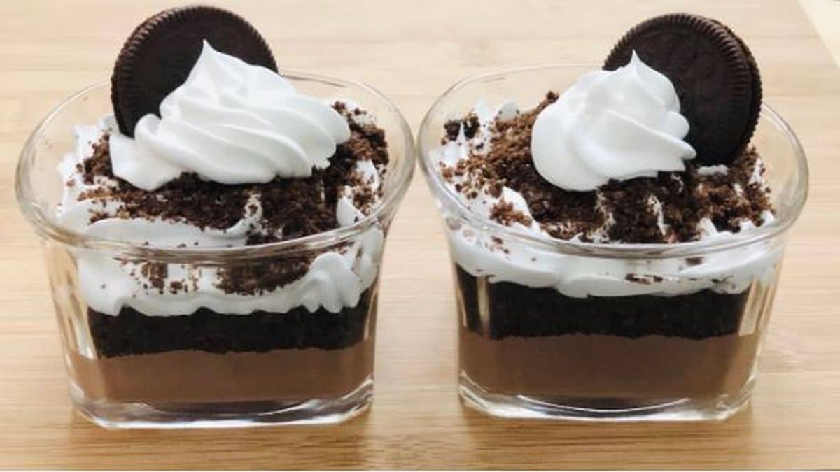 Δροσερό γλυκό ψυγείου με oreo και 3 ακόμα υλικά έτοιμο σε 5′