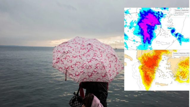 Έκτακτο δελτίο επικίνδυνων καιρικών φαινομένων από την ΕΜΥ: Βροχές, καταιγίδες και χαλάζι μέχρι την Τετάρτη (6/9) – Ποιες περιοχές πλήττονται