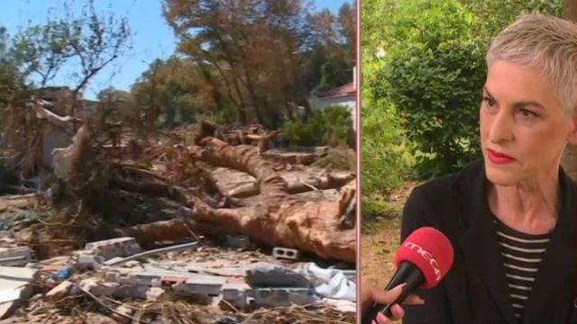 «Ένιωσα τον φόβο του θανάτου!» – Ανατριχιάζει η Ελένη Ψυχούλη με την δραματική περιγραφή της για το πώς βίωσε την κακοκαιρία Daniel (Video)