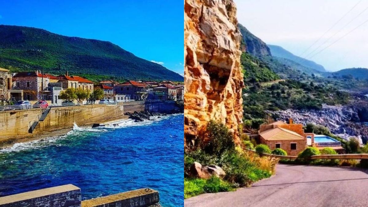 Γραφική ομορφιά πάνω σε κρυστάλλινα νερά: Το πέτρινο χωριό της Δυτικής Μάνης που αποτελεί έναν μοναδικό προορισμό