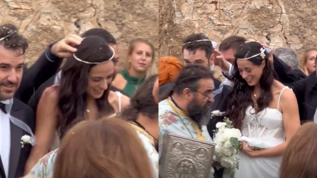 Ευαγγελία Συριοπούλου: Η αγαπημένη «Μιράντα» του «Παράδεισου των Κυριών» παντρεύτηκε με θρησκευτικό γάμο τον αγαπημένο της