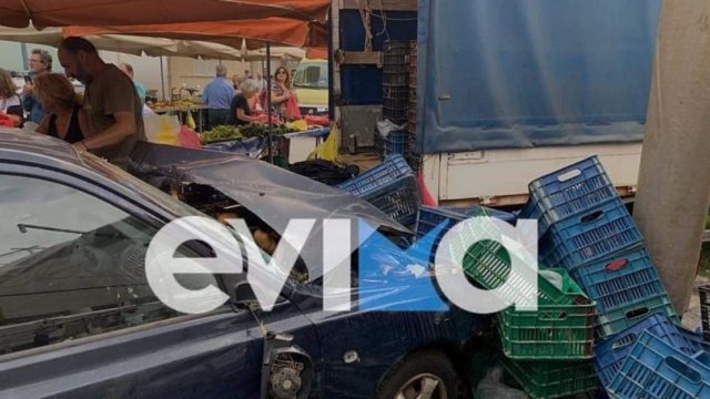Σκηνές Φαρ Ουέστ στην Εύβοια με οδηγό να μπαίνει με φόρα σε λαϊκή – Τραυματίας ένα 3 χρονο παιδάκι