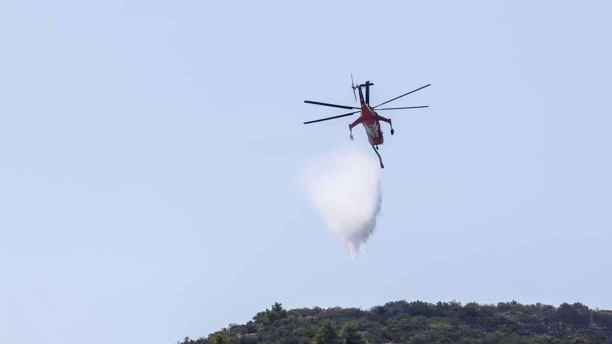 Φωτιά στην Φθιώτιδα – Σκώθηκαν τα εναέρια μέσα
