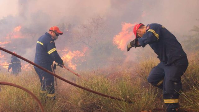 Φωτιά στον Έβρο: Εντόπισαν και απεγκλώβισαν 25 μετανάστες στο δάσος της Δαδιάς