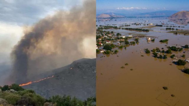Η κεντρική Ελλάδα «πνίγεται» και η δυτική καίγεται: Φωτιές σε Ηλεία και Ζάκυνθο – Μεγάλη κινητοποίηση της Πυροσβεστικής