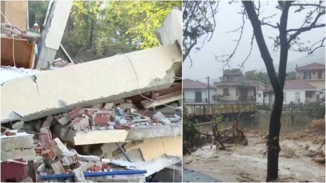 Από εδώ και από εκεί οι ηλικιωμένοι του Βόλου: Ισοπεδώθηκε το γηροκομείο μετά τις φονικές πλημμύρες – «Δεν μπορούσαμε να φανταστούμε ότι θα καταρρεύσει ολόκληρο το κτήριο» (video)
