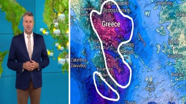 Alert από τον Γιάννη Καλλιάνο: «Κίνδυνος για ισχυρές καταιγίδες και πλημμυρικά φαινόμενα! Να μην υποτιμηθεί από κανέναν η κακοκαιρία» – Οι 8 περιοχές που χρήζουν προσοχής (photo)