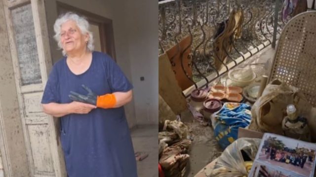 Θεσσαλία: «Τσακίζει» κόκκαλα γιαγιά που μεγαλώνει μόνη την εγγονούλα της μέσα στο πλημμυρισμένο σπίτι της στον Παλαμά (video)