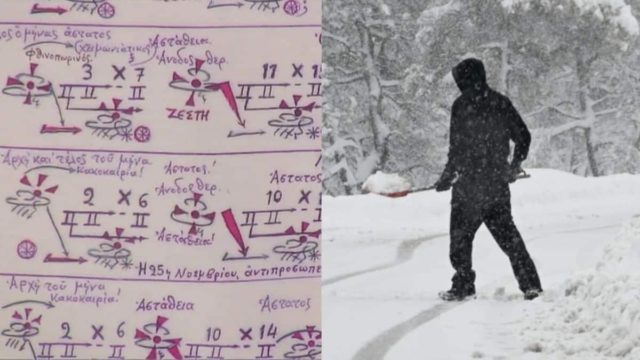 «Τρικυμία» από τα Μερομήνια: Σφοδρή εισβολή του χειμώνα – Με τι καιρό θα κλείσει το έτος;