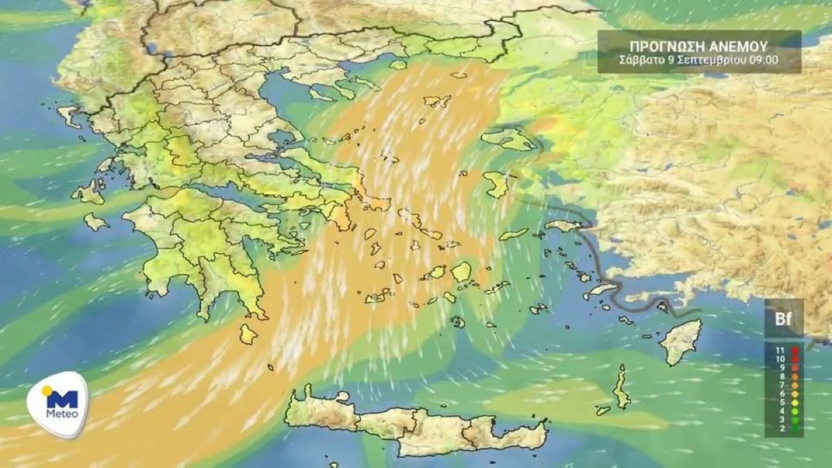 Καιρός σήμερα 9/9: Μετά τις καταιγίδες και τις πλημμύρες ξανά… ήλιος και 30άρια! Οι περιοχές που θα βρέξει – Αναλυτική πρόγνωση της ΕΜΥ ανά περιοχή (Video)