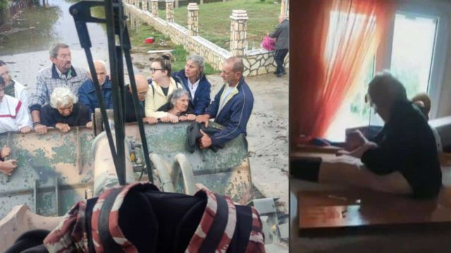Κακοκαιρία Daniel: «Bγάζαμε τις γιαγιάδες από τα παράθυρα» – Εικόνα «γροθιά στο στομάχι» με 90χρονη να περιμένει πάνω σε τραπέζι επί έξι ώρες να σωθεί! (video)