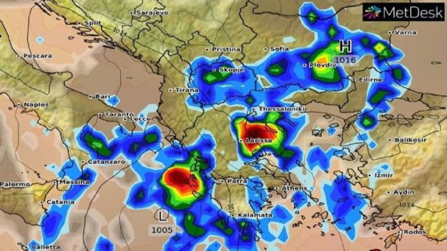 Καιρικός «εφιάλτης» με πρόγνωση για νέα κακοκαιρία… μικρού Daniel στη Θεσσαλία (χάρτες)