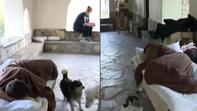 Απάνθρωπες εικόνες: Κάτοικοι της Καρδίτσας κοιμούνται στο νεκροταφείο – «Δεν ενδιαφέρεται κανείς για εμάς»
