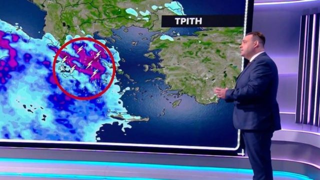 «Παιχνίδι» ακραίων φαινομένων από τον Κλέαρχο Μαρουσάκη: «Η στιγμή που μπαίνει στο “κόλπο” και η Αττική…»