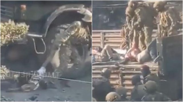 Σκληρά επεισόδια στο Κονγκό: Η συγκλονιστική στιγμή που στρατιωτικοί στοιβάζουν πτώματα σε καρότσα φορτηγού μετά από εκτέλεση (video)