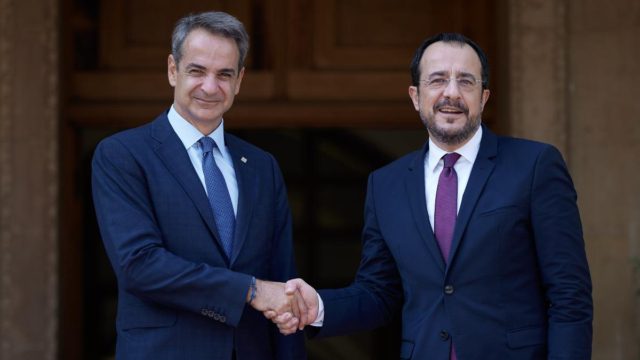 Κυριάκος Μητσοτάκης από την Κύπρο: «Κρίσιμοι οι επόμενοι μήνες για τα ελληνοτουρκικά» (photos)