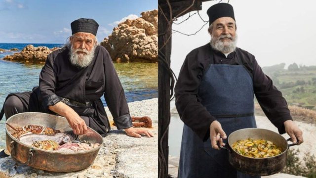 Μοναχός Επιφάνιος: Ο αγιορείτης που σαγήνευσε βραβευμένους σεφ με τις συνταγές του και τον τίμησαν με αστέρι Michelin