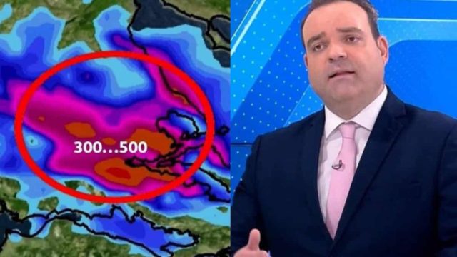 «Ολική περιδίνηση» Κλέαρχου Μαρουσάκη: «Μεγάλος ο όγκος νερού στα 2/3 της χώρας χτυπά από…»