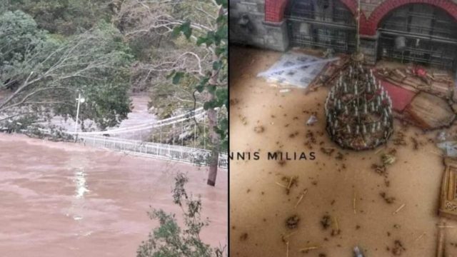 Θλίψη για την Ορθοδοξία: Ο Πηνειός «κατάπιε» το ιστορικό προσκύνημα της Αγίας Παρασκευής στα Τέμπη