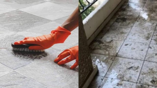 Πλακάκια βεράντας: Καθαρίστε τα από τη σκόνη και τη βροχή με λεμόνι και 1 ακόμα υλικό