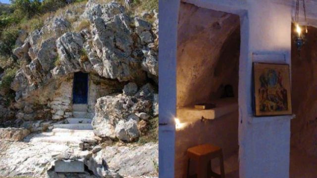 Πρέβεζα: Το μικρό εκκλησάκι της Αγίας Σωτήρας που είναι χτισμένο μέσα σε σπηλιά