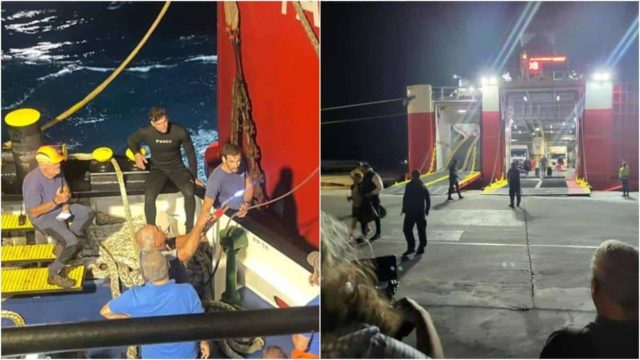 «Οδύσσεια» για 731 επιβάτες: Μετά από 18 ώρες έδεσε το «Fast Ferries Andros» στο λιμάνι Ραφήνας (video)