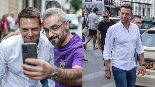 Νέο σόου Κασσελάκη στο Σύνταγμα: Τα Γερμανικά με τουρίστες, η στάση στο φανάρι και οι selfies – Τον ρώτησαν πολιτικά, απάντησε για το αγαπημένο του φαγητό… (video)