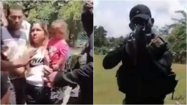 «Με απειλείς με όπλο όταν έχω το παιδί μου στην αγκαλιά;» – Η συγκλονιστική στιγμή που στρατιώτης στρέφει πυροβόλο σε μητέρα με μωρό (video)