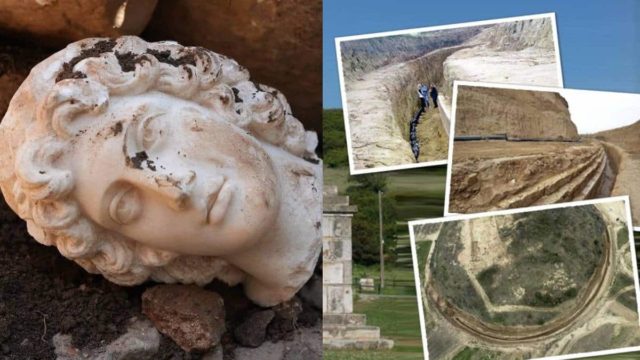 Καταρρέει το αφήγημα για τον τάφο του: «Άθικτη προτομή του Μεγαλέξανδρου βρέθηκε στην αρχαία πόλη της…»