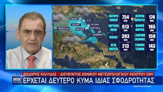Νέο ηχηρό «alert» Θοδωρή Κολυδά: «Τίποτα δεν τελείωσε! Δεύτερο επικίνδυνο κύμα ισχυρής κακοκαιρίας μπροστά μας…»