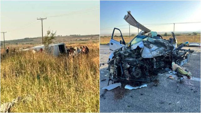 Τραγωδία στην Εθνική: Λεωφορείο συγκρούστηκε με δύο ΙΧ – Τέσσερις νεκροί (video-photos)