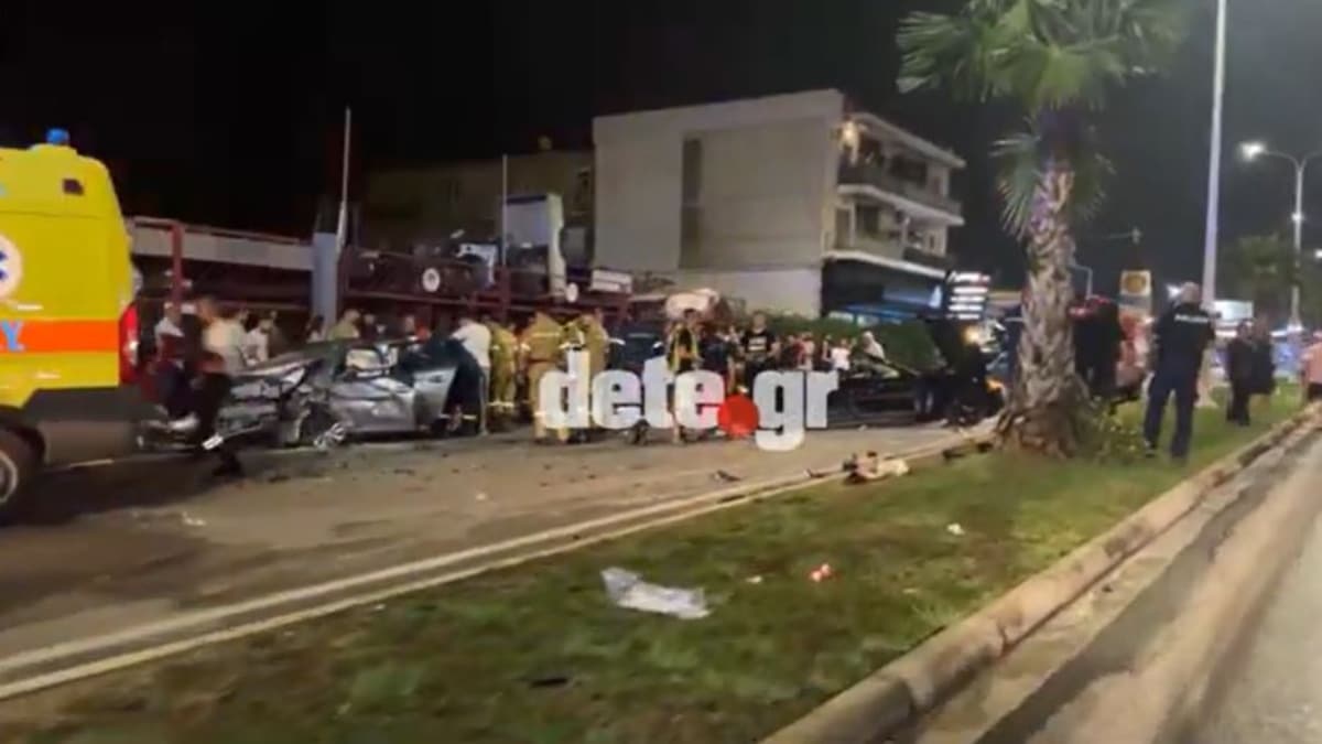 Σοκαριστικές οι πρώτες σκηνές μετά το πολύνεκρο τροχαίο στην Πάτρα: Θρήνος πάνω από τα πτώματα και άμορφες μάζες (video)