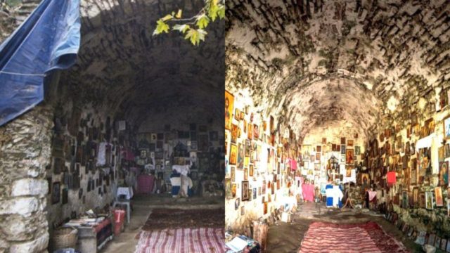 «Τρύπια εκκλησιά»: Μία από τις πιο παράξενες ελληνικές εκκλησίες βρίσκεται στο κέντρο της Αθήνας και είναι «φωλιασμένη» μέσα σε σπηλιά