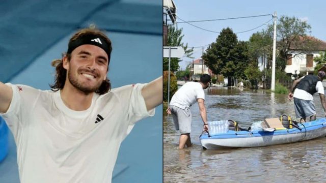 Μπράβο σου παλικάρι μου: O Στέφανος Τσιτσιπάς κάνει δωρεά 100.000 ευρώ στους πλημμυροπαθείς