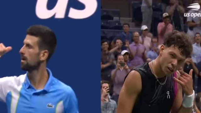 US OPEN: Ο Τζόκοβιτς… «τηλεφώνησε» μετά την πρόκριση στον τελικό και θύμωσε τον αντίπαλό του (video)