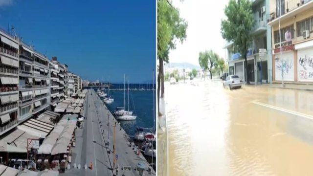 Βίντεο γροθιά στο στομάχι: Ο Βόλος πριν και μετά τον Daniel – Πώς ήταν η πόλη πριν από την κακοκαιρία και πώς είναι σήμερα